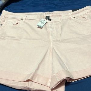 Lane Bryant size 26 pink jean shorts - never worn - price tags still on